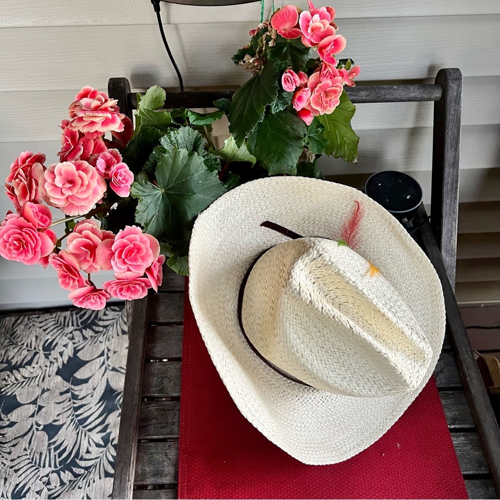 EDDY BROS B BAR B RANCH STRAW WESTERN COWBOY HAT